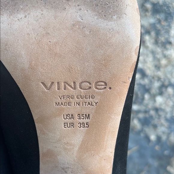 Like new Vince Black Suede Mules - Picture 9 of 13